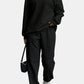 Texture Round Neck Top and Pants Set