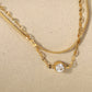 Icing on the Cake Rhinestone Double-Layered Bracelet