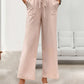 Tied Wide Leg Pants with Pockets