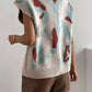Color Block V-Neck Sweater Vest