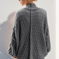 Double Take Full Size Open Front Long Sleeve Cardigan