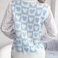 Heart V-Neck Sweater Vest