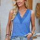 Lace Detail V-Neck Tank