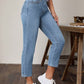 High Waist Jeans with Pockets