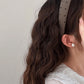 Polka Dot Polyester Wide Headband