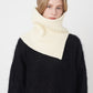 Slit Pullover Knit Scarf