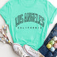 LOS ANGELES CALIFORNIA Round Neck T-Shirt