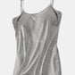 Full Size Scoop Neck Adjustable Strap Cami