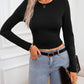 Round Neck Long Sleeve T-Shirt