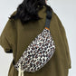 Leopard Nylon Crossbody Bag