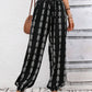 Tied Printed High Waist Pants