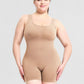 Scoop Neck Wide Strap Shaping Romper