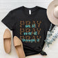 Letter Graphic Round Neck Short Sleeve T-Shirt