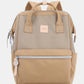 Himawari Water Resistant Canvas Backpack Bag with Side Pockets