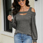 Cutout Cold-Shoulder Top