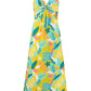 Full Size Twisted Printed V-Neck Cami Dress
