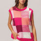 BiBi Color Block Round Neck Sweater Vest - Brand BiBi