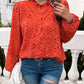 Devine Frill Round Neck Long Sleeve Shirt