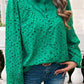 Devine Frill Round Neck Long Sleeve Shirt