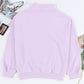 Quarter Zip Dropped Shoulder Sweatshirt