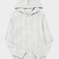 Textured Long Sleeve Hoodie
