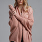 Open Front Batwing Sleeve Cardigan