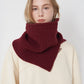 Slit Pullover Knit Scarf