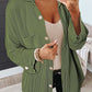 Malibu Dreams Dropped Shoulder Long Sleeve Shirts with Pocket
