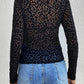 Leopard Mock Neck Long Sleeve Top