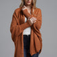 Open Front Batwing Sleeve Cardigan