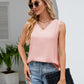V-Neck Wide Strap Tank