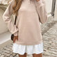 Devine Ruffle Hem Long Sleeve Mini Dress