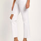 RISEN Full Size Distressed Cropped Straight Jeans