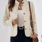 Perfee Button Up Mock Neck Jacket