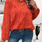 Devine Frill Round Neck Long Sleeve Shirt