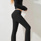 Round Neck Long Sleeve Top and Pants Set