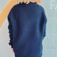 Flower Button Down V-Neck Long Sleeve Cardigan