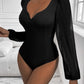 Sweetheart Neck Long Sleeve Bodysuit
