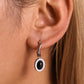 Stainless Steel Oval Drop Earrings