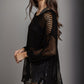 Sand n' Sun Cutout Boat Neck Dropped Shoulder Cover Up