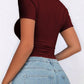 Devine Scoop Neck Short Sleeve T-Shirt