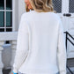 Angel Wings Rainbow Round Neck Long Sleeve Sweater