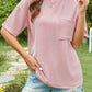 Full Size Round Neck Half Sleeve T-Shirt