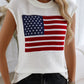 Devine US Flag Round Neck Sweater Vest