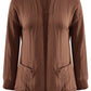 Full Size Textured Open Front Long Sleeve Cardigan