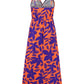 Full Size Twisted Printed V-Neck Cami Dress
