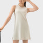 Round Neck Sleeveless Active Dress