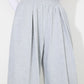 Elastic Waist Wide Leg Pants with Pockets