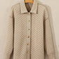 Exposed Seam Collared Neck Button Up Shacket