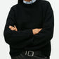Round Neck Drop Shoulder Sweater